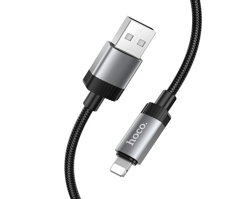 Кабель HOCO X117 Star charging data cable iP Black (6942007652544)