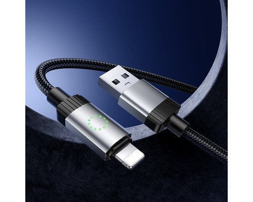 Кабель HOCO X117 Star charging data cable iP Black (6942007652544)