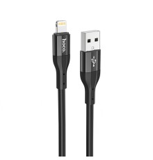 Кабель HOCO X72 Creator silicone charging data cable for iP Black (6931474761750)