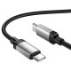 Кабель HOCO X117 Star 60W charging data cable C to C Black (6942007652582)