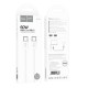 Кабель HOCO X104 Source 60W charging data cable Type-C to Type-C(L=1M) White (6942007616867)