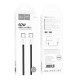 Кабель HOCO X104 Source 60W charging data cable Type-C to Type-C(L=1M) Black (6942007616850)