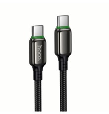 Кабель HOCO X127 Exceed 60W charging data cable C to C Black (6942007675611)