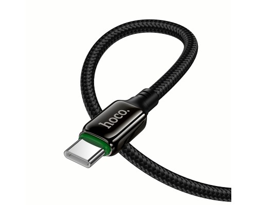 Кабель HOCO X127 Exceed 60W charging data cable C to C Black (6942007675611)
