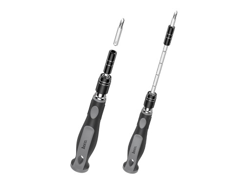 Набір викруток HOCO UT10 32-in-1 screwdriver set gray and black (6942007674614)