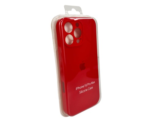 Чохол для смартфона Silicone Full Case AA Camera Protect for Apple iPhone 16 Pro Max 11,Red (FullAAi16PM-11)