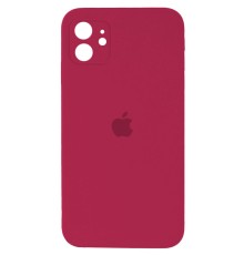Чохол для смартфона Silicone Full Case AA Camera Protect for Apple iPhone 11 35,Maroon (FullAAi11-35)