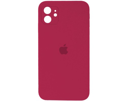 Чохол для смартфона Silicone Full Case AA Camera Protect for Apple iPhone 11 35,Maroon (FullAAi11-35)