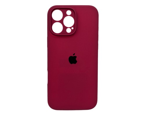 Чохол для смартфона Silicone Full Case AA Camera Protect for Apple iPhone 16 Pro 47,Plum (FullAAi16P-47)