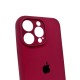 Чохол для смартфона Silicone Full Case AA Camera Protect for Apple iPhone 16 Pro 47,Plum (FullAAi16P-47)