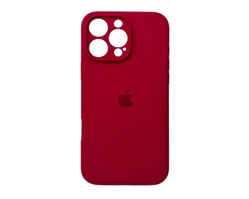 Чохол для смартфона Silicone Full Case AA Camera Protect for Apple iPhone 16 Pro 35,Maroon (FullAAi16P-35)