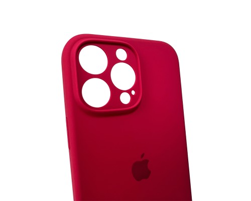 Чохол для смартфона Silicone Full Case AA Camera Protect for Apple iPhone 16 Pro 35,Maroon (FullAAi16P-35)