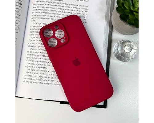 Чохол для смартфона Silicone Full Case AA Camera Protect for Apple iPhone 16 Pro 35,Maroon (FullAAi16P-35)