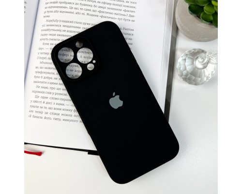 Чохол для смартфона Silicone Full Case AA Camera Protect for Apple iPhone 16 Pro 14,Black (FullAAi16P-14)