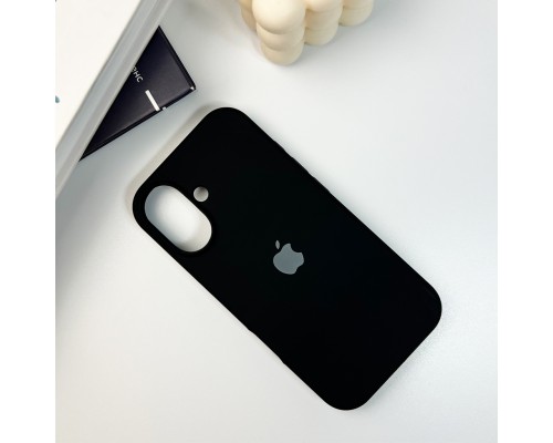 Чохол для смартфона Silicone Full Case AA Open Cam for Apple iPhone 16 14,Black (FullOpeAAi16-14)