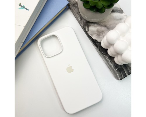 Чохол для смартфона Silicone Full Case AA Open Cam for Apple iPhone 16 Pro Max 8,White (FullOpeAAi16PM-8)