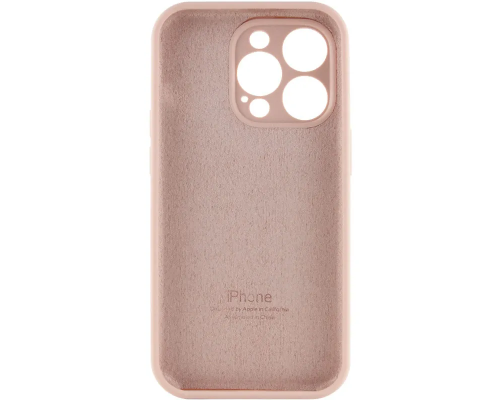 Чохол для смартфона Silicone Full Case AA Camera Protect for Apple iPhone 14 Pro Max 15,Pink Sand (FullAAi14PM-15)