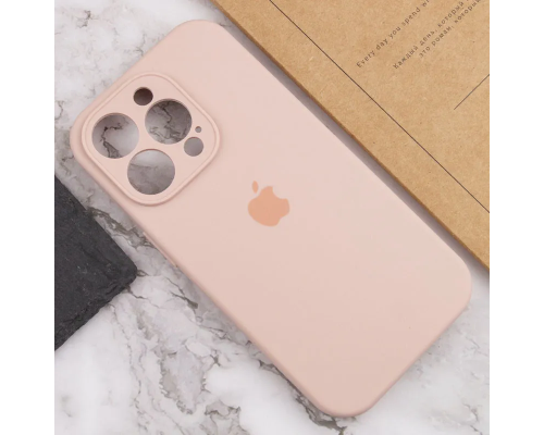 Чохол для смартфона Silicone Full Case AA Camera Protect for Apple iPhone 14 Pro Max 15,Pink Sand (FullAAi14PM-15)
