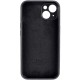 Чохол для смартфона Silicone Full Case AA Camera Protect for Apple iPhone 15 14,Black (FullAAi15-14)