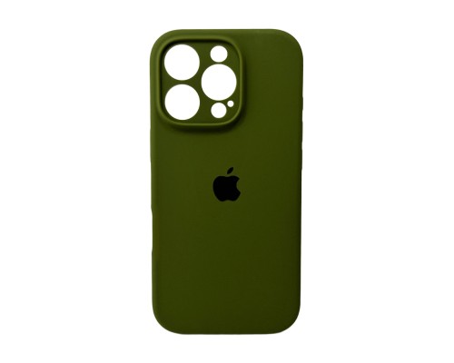 Чохол для смартфона Silicone Full Case AA Camera Protect for Apple iPhone 16 Pro 29,Army Green (FullAAi16P-29)