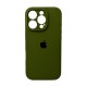 Чохол для смартфона Silicone Full Case AA Camera Protect for Apple iPhone 16 Pro 29,Army Green (FullAAi16P-29)