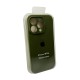 Чохол для смартфона Silicone Full Case AA Camera Protect for Apple iPhone 16 Pro 29,Army Green (FullAAi16P-29)
