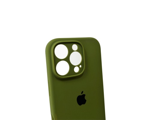 Чохол для смартфона Silicone Full Case AA Camera Protect for Apple iPhone 16 Pro 29,Army Green (FullAAi16P-29)