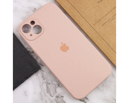Чохол для смартфона Silicone Full Case AA Camera Protect for Apple iPhone 15 15,Pink Sand (FullAAi15-15)