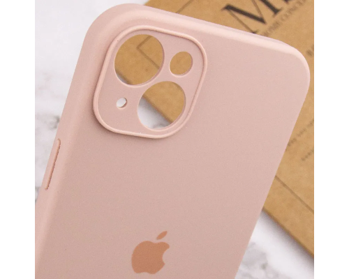 Чохол для смартфона Silicone Full Case AA Camera Protect for Apple iPhone 15 15,Pink Sand (FullAAi15-15)