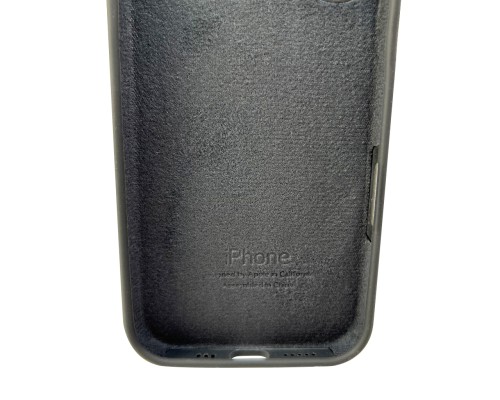 Чохол для смартфона Silicone Full Case AA Camera Protect for Apple iPhone 16 12,Dark Grey (FullAAi16-12)