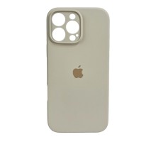 Чохол для смартфона Silicone Full Case AA Camera Protect for Apple iPhone 16 Pro 9,Antique White (FullAAi16P-9)