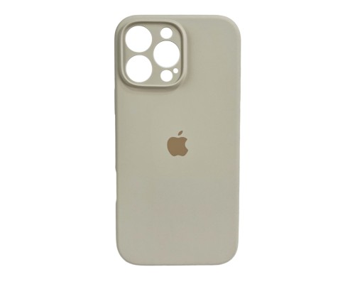 Чохол для смартфона Silicone Full Case AA Camera Protect for Apple iPhone 16 Pro 9,Antique White (FullAAi16P-9)