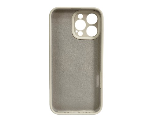 Чохол для смартфона Silicone Full Case AA Camera Protect for Apple iPhone 16 Pro 9,Antique White (FullAAi16P-9)