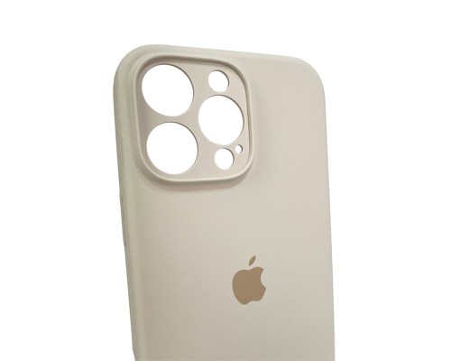 Чохол для смартфона Silicone Full Case AA Camera Protect for Apple iPhone 16 Pro 9,Antique White (FullAAi16P-9)