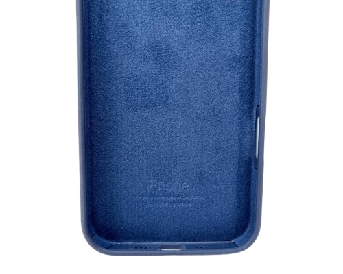 Чохол для смартфона Silicone Full Case AA Camera Protect for Apple iPhone 16 Pro 7,Dark Blue (FullAAi16P-7)