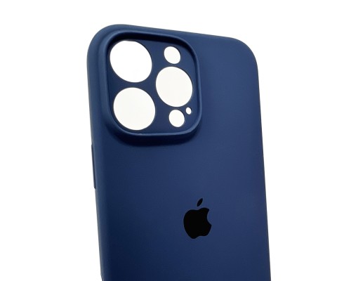 Чохол для смартфона Silicone Full Case AA Camera Protect for Apple iPhone 16 Pro 7,Dark Blue (FullAAi16P-7)