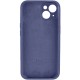 Чохол для смартфона Silicone Full Case AA Camera Protect for Apple iPhone 13 7,Dark Blue (FullAAi13-7)