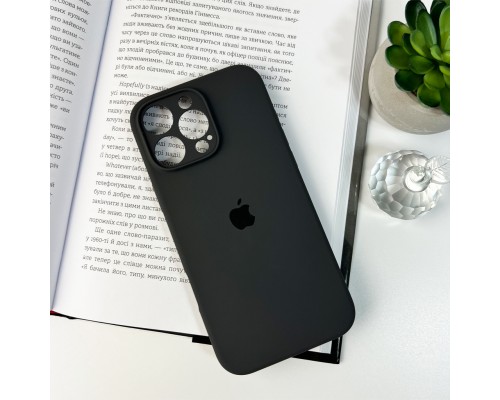 Чохол для смартфона Silicone Full Case AA Camera Protect for Apple iPhone 16 Pro Max 12,Dark Grey (FullAAi16PM-12)