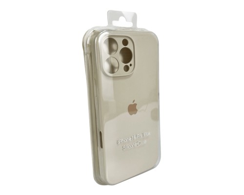 Чохол для смартфона Silicone Full Case AA Camera Protect for Apple iPhone 16 Pro Max 9,Antique White (FullAAi16PM-9)