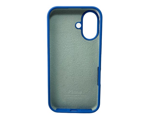Чохол для смартфона Silicone Full Case AA Open Cam for Apple iPhone 16 3,Royal Blue (FullOpeAAi16-3)