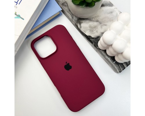 Чохол для смартфона Silicone Full Case AA Open Cam for Apple iPhone 16 Pro Max 47,Plum (FullOpeAAi16PM-47)