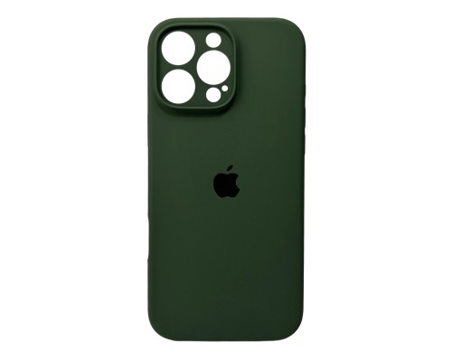 Чохол для смартфона Silicone Full Case AA Camera Protect for Apple iPhone 16 Pro 40,Atrovirens (FullAAi16P-40)