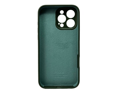 Чохол для смартфона Silicone Full Case AA Camera Protect for Apple iPhone 16 Pro 40,Atrovirens (FullAAi16P-40)