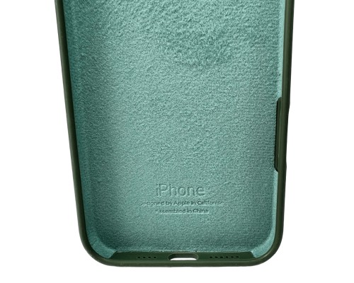 Чохол для смартфона Silicone Full Case AA Camera Protect for Apple iPhone 16 Pro 40,Atrovirens (FullAAi16P-40)