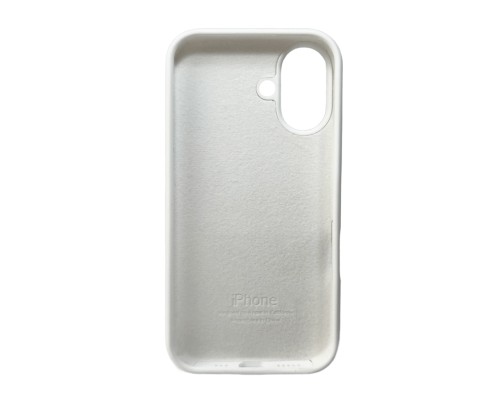 Чохол для смартфона Silicone Full Case AA Open Cam for Apple iPhone 16 8,White (FullOpeAAi16-8)