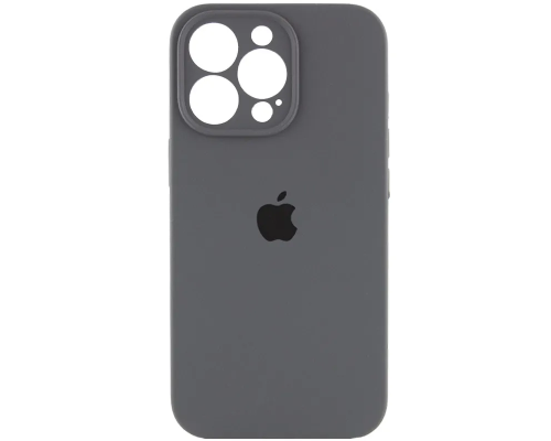 Чохол для смартфона Silicone Full Case AA Camera Protect for Apple iPhone 15 Pro Max 12,Dark Grey (FullAAi15PM-12)