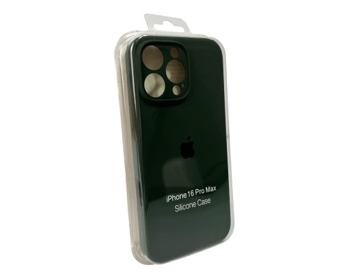 Чохол для смартфона Silicone Full Case AA Camera Protect for Apple iPhone 16 Pro Max 40,Atrovirens (FullAAi16PM-40)