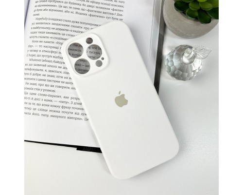 Чохол для смартфона Silicone Full Case AA Camera Protect for Apple iPhone 16 Pro Max 8,White (FullAAi16PM-8)