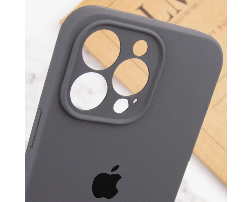 Чохол для смартфона Silicone Full Case AA Camera Protect for Apple iPhone 14 Pro 12,Dark Grey (FullAAi14P-12)