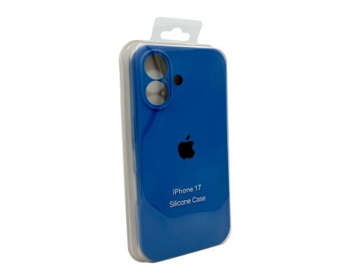 Чохол для смартфона Silicone Full Case AA Camera Protect for Apple iPhone 17 3,Royal Blue (FullAAi17-3)